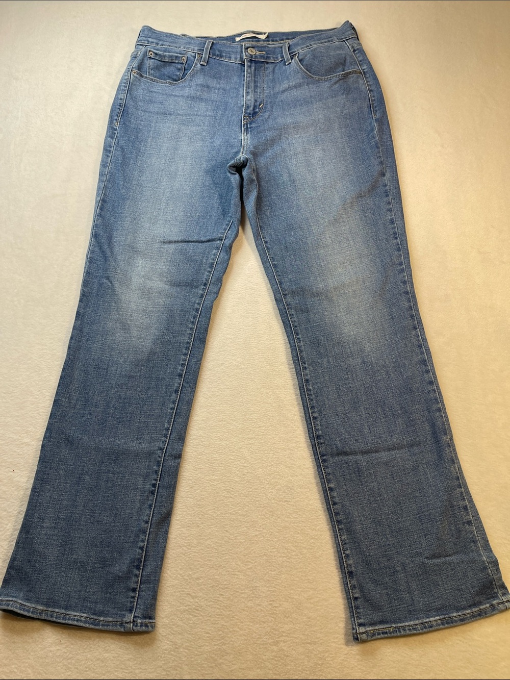 Levi's 505 STRAIGHT SIZE 12 Women's Medium denim Jeans